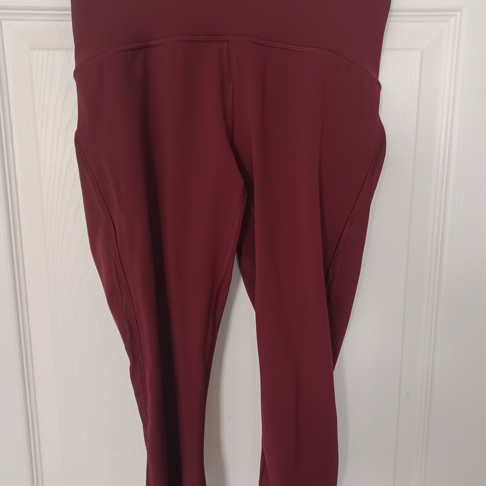 Lululemon Athletica Deep Red Leggings